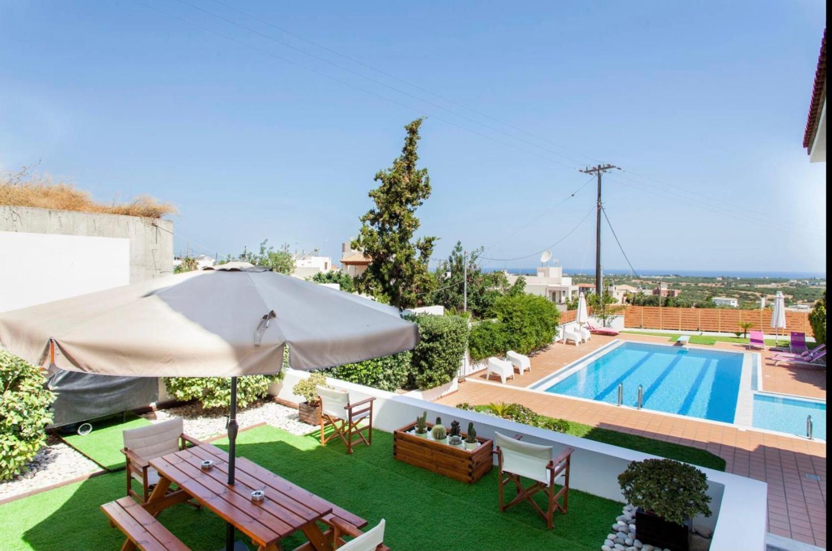 Artemis Luxury Villa - Hersonissos Private Pool Oasis 外观 照片